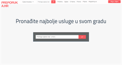Desktop Screenshot of preporuka.hr