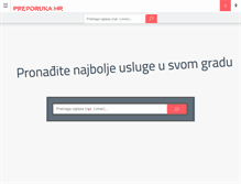 Tablet Screenshot of preporuka.hr